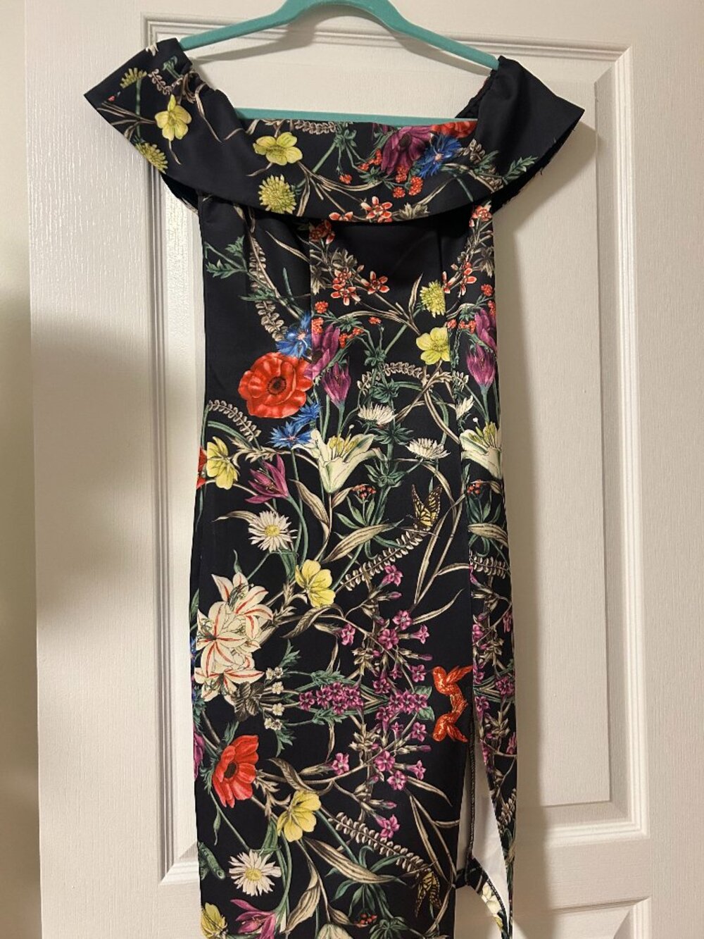 Floral mid dress in Small